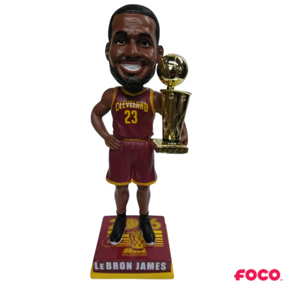 Cleveland Cavaliers 2016 NBA Champions Wine Jersey Bobbleheads - Image 3