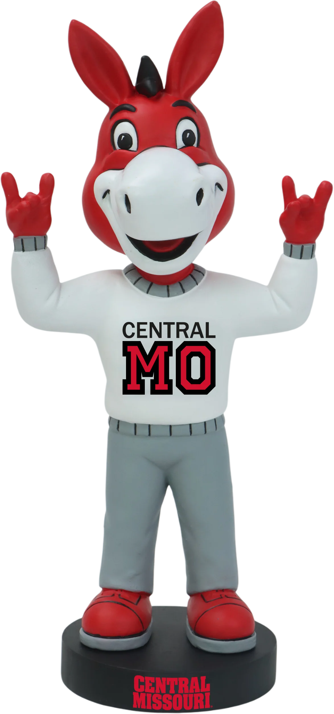 Mo the Mule Central Missouri Mules Mascot NCAA College Bobblehead
