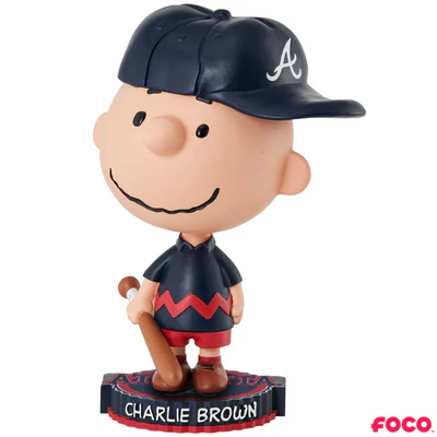 Charlie Brown Peanuts Bighead MLB Bobbleheads - Image 3