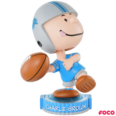 Charlie Brown Peanuts Bighead NFL Bobbleheads - Image 12