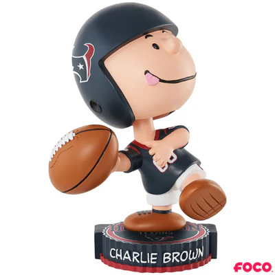 Charlie Brown Peanuts Bighead NFL Bobbleheads - Image 14