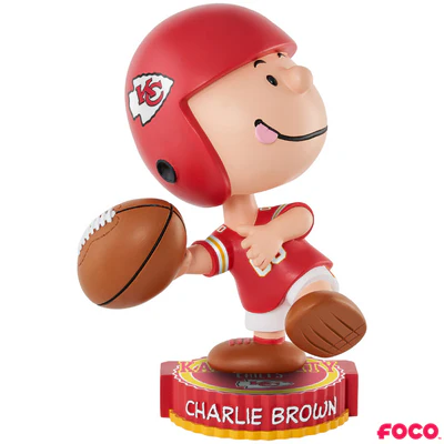 Charlie Brown Peanuts Bighead NFL Bobbleheads - Image 17