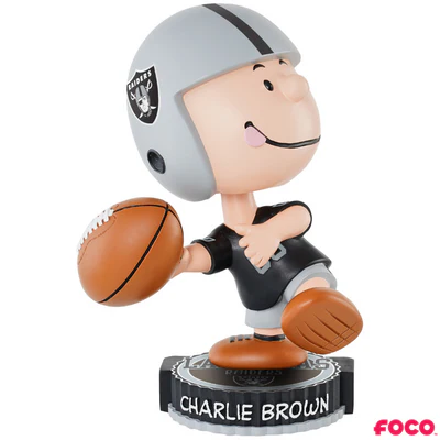 Charlie Brown Peanuts Bighead NFL Bobbleheads - Image 18