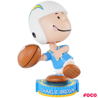 Charlie Brown Peanuts Bighead NFL Bobbleheads - Image 19