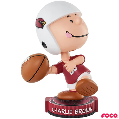 Charlie Brown Peanuts Bighead NFL Bobbleheads - Image 2