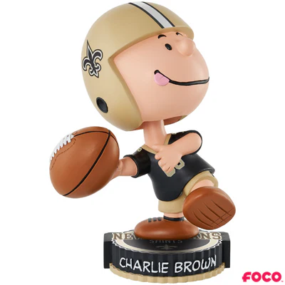 Charlie Brown Peanuts Bighead NFL Bobbleheads - Image 24