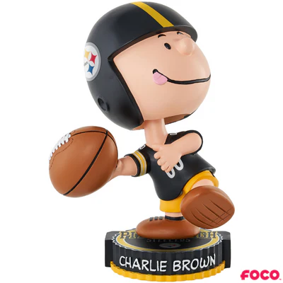 Charlie Brown Peanuts Bighead NFL Bobbleheads - Image 28