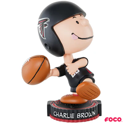 Charlie Brown Peanuts Bighead NFL Bobbleheads - Image 3