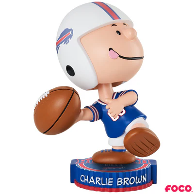 Charlie Brown Peanuts Bighead NFL Bobbleheads - Image 5