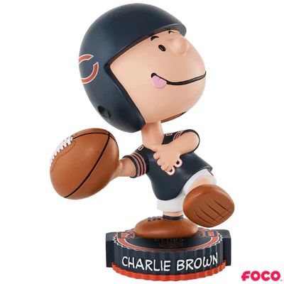 Charlie Brown Peanuts Bighead NFL Bobbleheads - Image 7