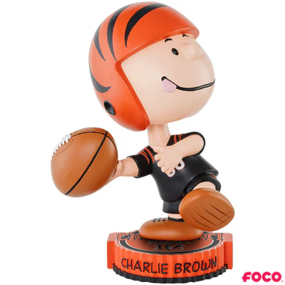 Charlie Brown Peanuts Bighead NFL Bobbleheads - Image 8