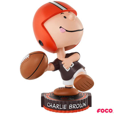Charlie Brown Peanuts Bighead NFL Bobbleheads - Image 9