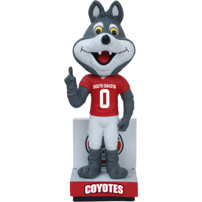 Charlie Coyote South Dakota Coyotes Mascot Bobblehead - Image 2