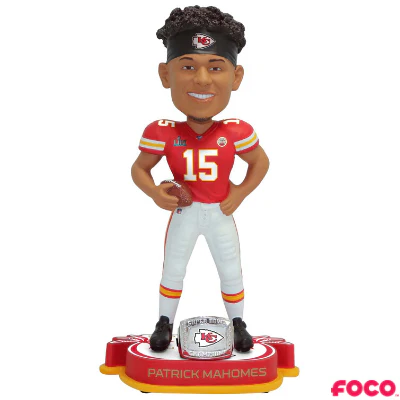 Kansas City Chiefs Super Bowl LIV 54 Champions Bobbleheads - Image 11
