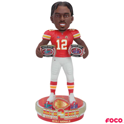 Kansas City Chiefs Super Bowl LVIII 58 Champions Bobbleheads - Image 10