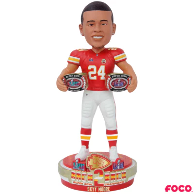 Kansas City Chiefs Super Bowl LVIII 58 Champions Bobbleheads - Image 12