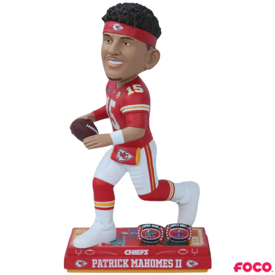 Kansas City Chiefs Super Bowl LVIII 58 Champions Bobbleheads - Image 19