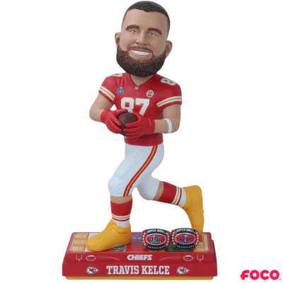 Kansas City Chiefs Super Bowl LVIII 58 Champions Bobbleheads - Image 21