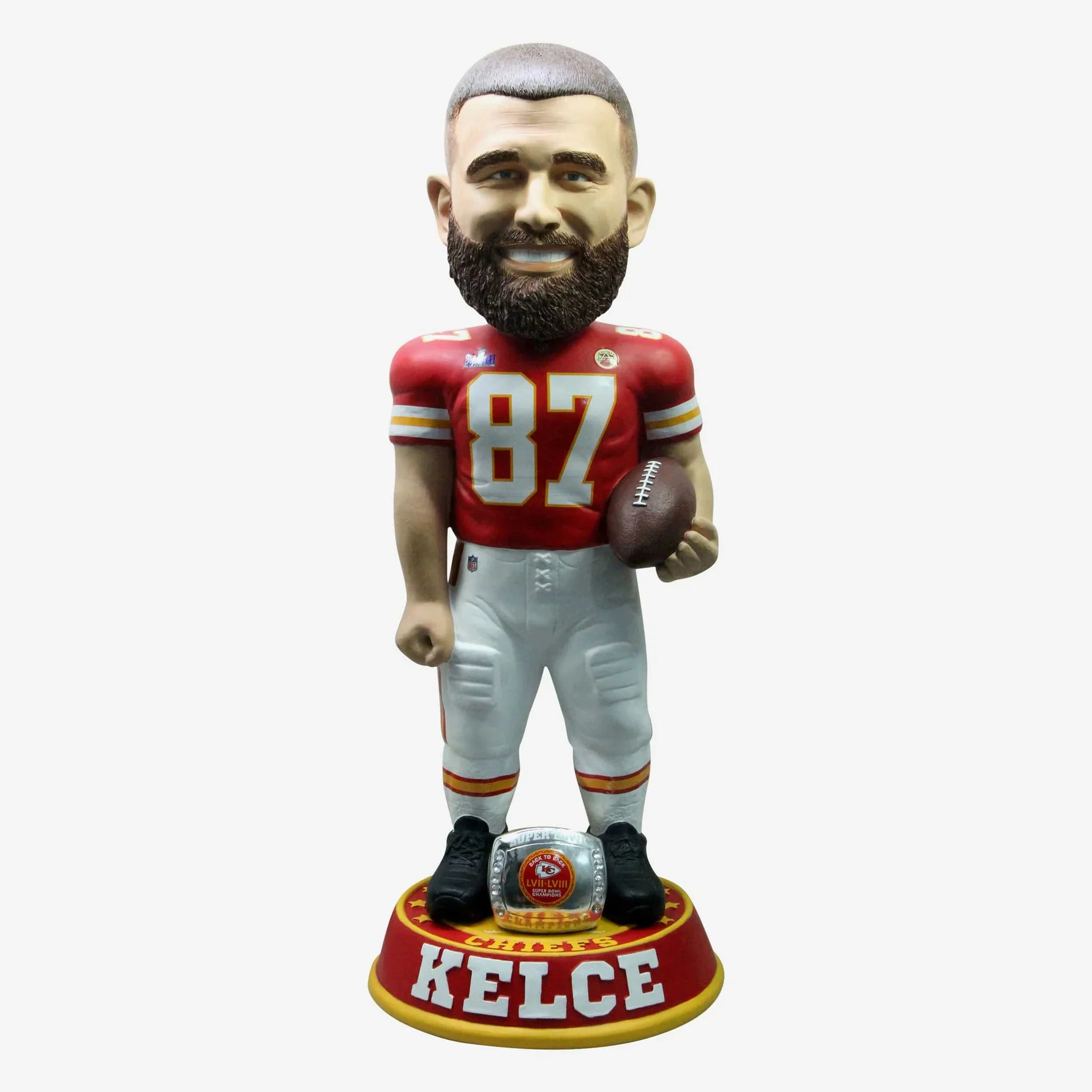 Kansas City Chiefs Super Bowl LVIII 58 Champions Bobbleheads - Image 23