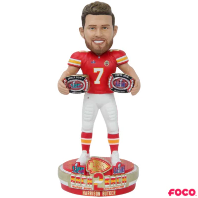 Kansas City Chiefs Super Bowl LVIII 58 Champions Bobbleheads - Image 4