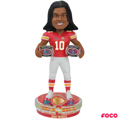 Kansas City Chiefs Super Bowl LVIII 58 Champions Bobbleheads - Image 5