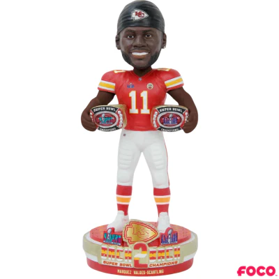 Kansas City Chiefs Super Bowl LVIII 58 Champions Bobbleheads - Image 9