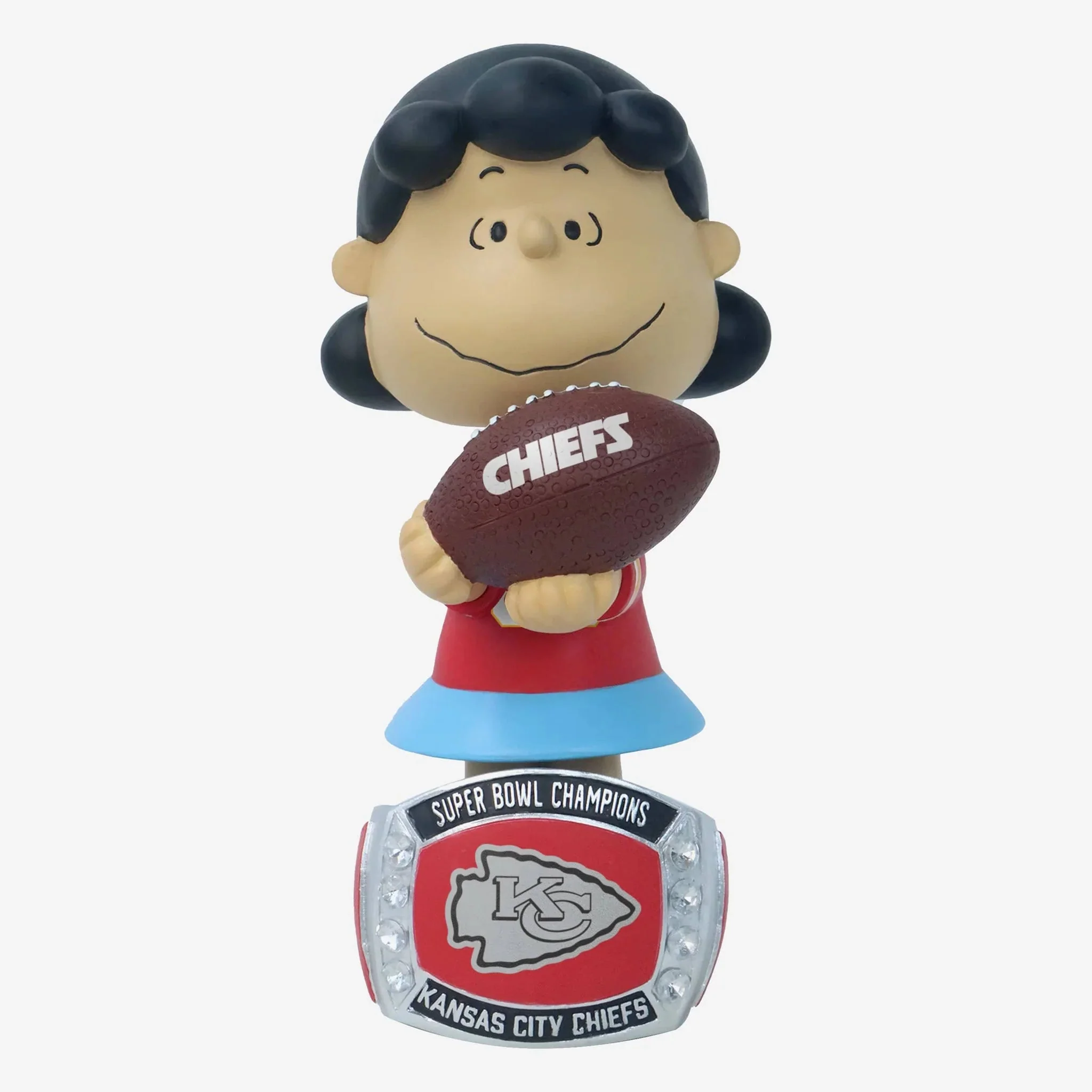 Kansas City Chiefs Peanuts Super Bowl LVIII Champions Ring Base - Image 3