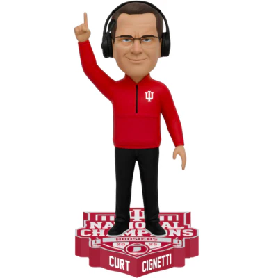 Curt Cignetti Indiana Hoosiers 2025 CFP National Champions Bobblehead (Presale) - Image 2