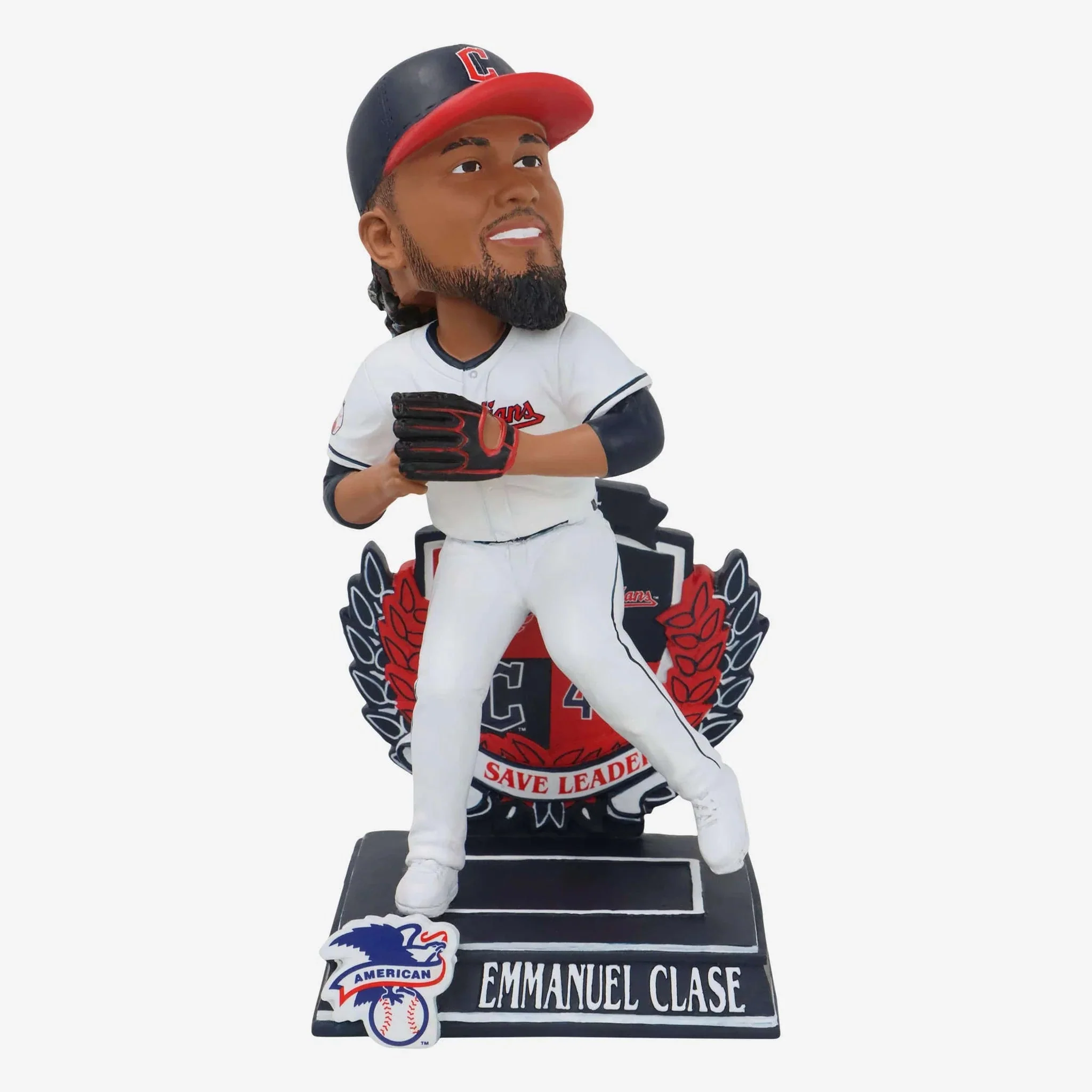 Emmanuel Clase Cleveland Guardians 2024 American League Save Leader Bobblehead