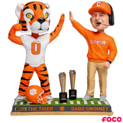 Clemson Tigers 2018 National Champions Special Edition Bobbleheads - Image 5