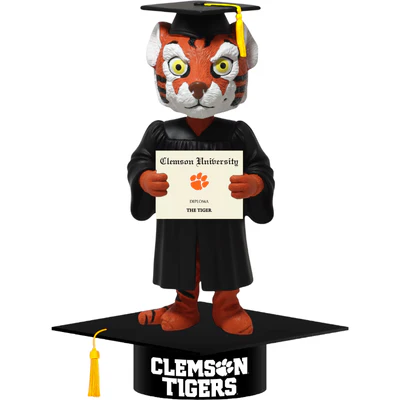 The Tiger Clemson Tigers Mascot Graduation Bobblehead (Presale) - Image 2