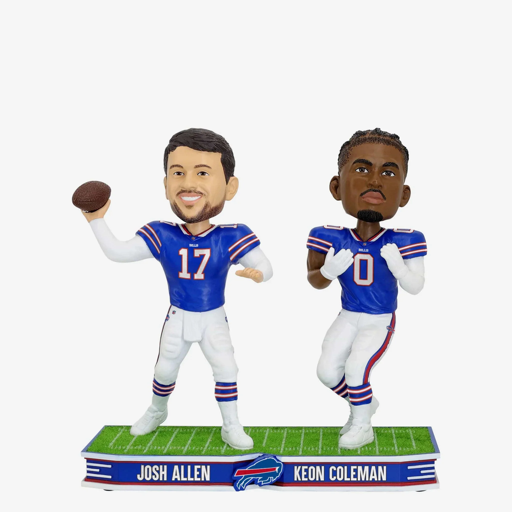 Josh Allen & Keon Coleman Buffalo Bills Field Stars Dual NFL Football Bobblehead