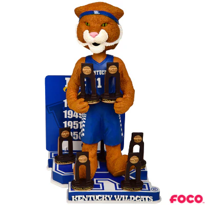 NCAA College Basketball National Champions Mascot Bobbleheads - Image 21