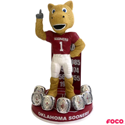 NCAA College Football National Champions Mascot Bobbleheads - Image 16
