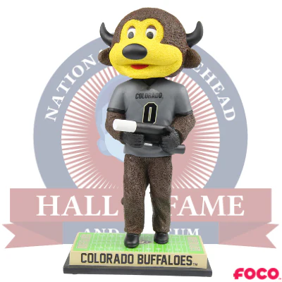 Chip the Buffalo Colorado Buffaloes Mascot T-Shirt Cannon Bobblehead