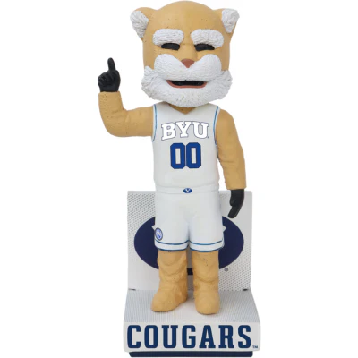 Cosmo the Cougar BYU Cougars Mascot Basketball Jersey Bobbleheads - Image 3