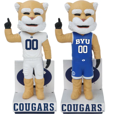 Cosmo the Cougar BYU Cougars Mascot Basketball Jersey Bobbleheads - Image 4