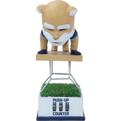 Cosmo the Cougar BYU Cougars Mascot Push-Up Counter Bobblehead - Image 4