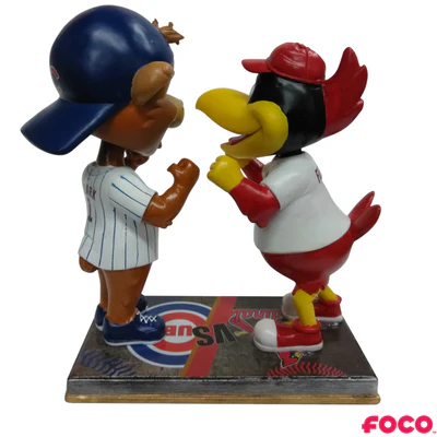 Chicago Cubs vs. St. Louis Cardinals Rivalry Bobblehead - Image 3