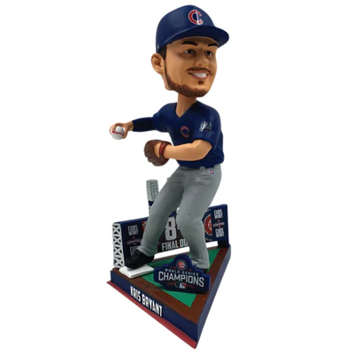 Chicago Cubs 2016 World Series Final Out Bobbleheads - Image 3