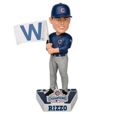 Chicago Cubs 2016 World Series Fly the W Bobbleheads - Image 2