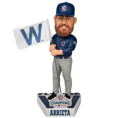 Chicago Cubs 2016 World Series Fly the W Bobbleheads - Image 3