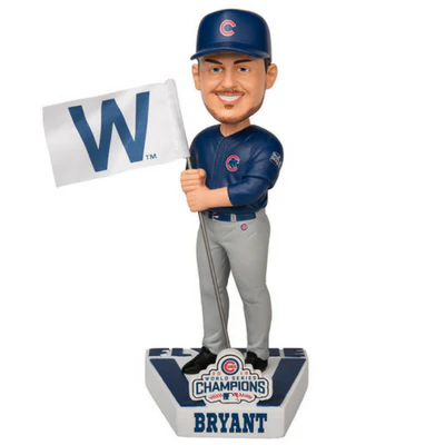 Chicago Cubs 2016 World Series Fly the W Bobbleheads - Image 5