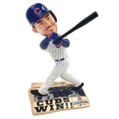Chicago Cubs 2016 World Series Newspaper Bobbleheads - Image 15