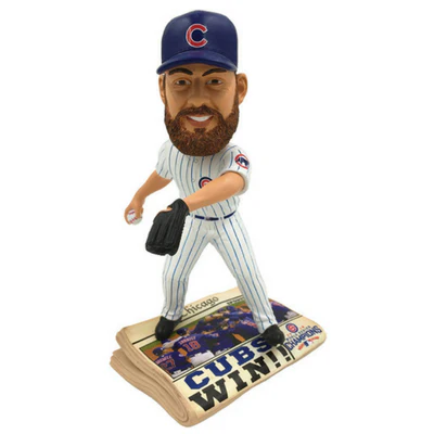 Chicago Cubs 2016 World Series Newspaper Bobbleheads - Image 9