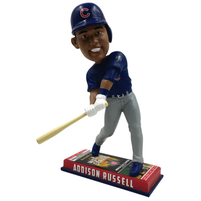 Chicago Cubs 2016 World Series Ticket Base Bobbleheads - Image 2