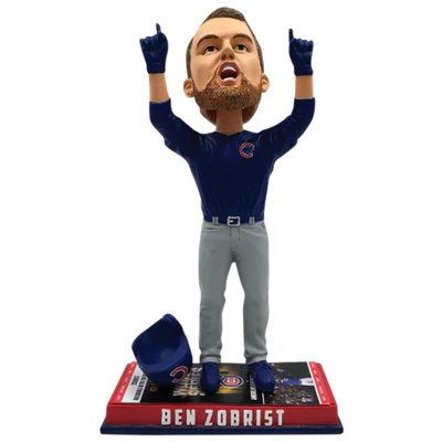 Chicago Cubs 2016 World Series Ticket Base Bobbleheads - Image 5