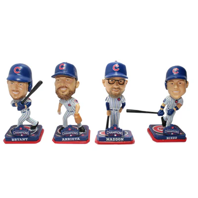 Chicago Cubs 2016 World Series Champions Mini Bobblehead Sets - Image 2