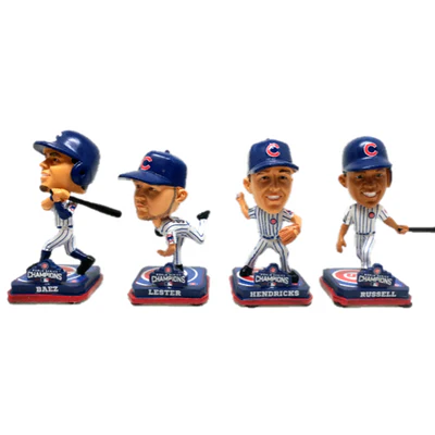 Chicago Cubs 2016 World Series Champions Mini Bobblehead Sets - Image 3
