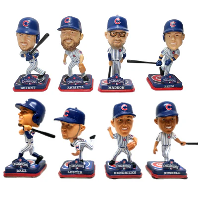 Chicago Cubs 2016 World Series Champions Mini Bobblehead Sets - Image 4